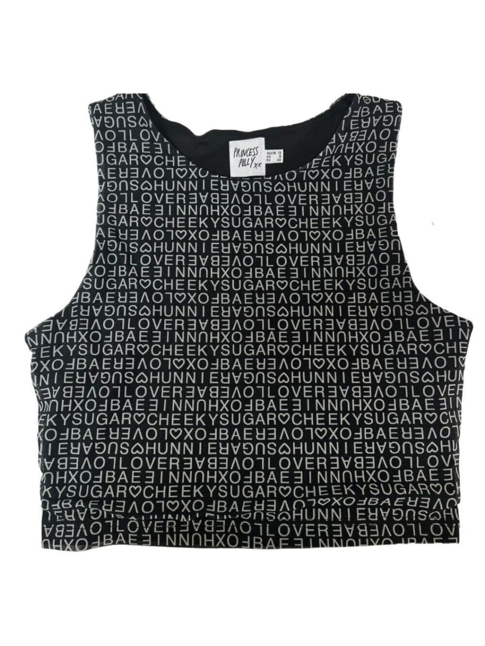 Princess Polly Slogan Printed Tank Top